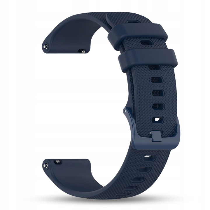 PASEK SILICON UNIWERSALNY 18MM BLUE
