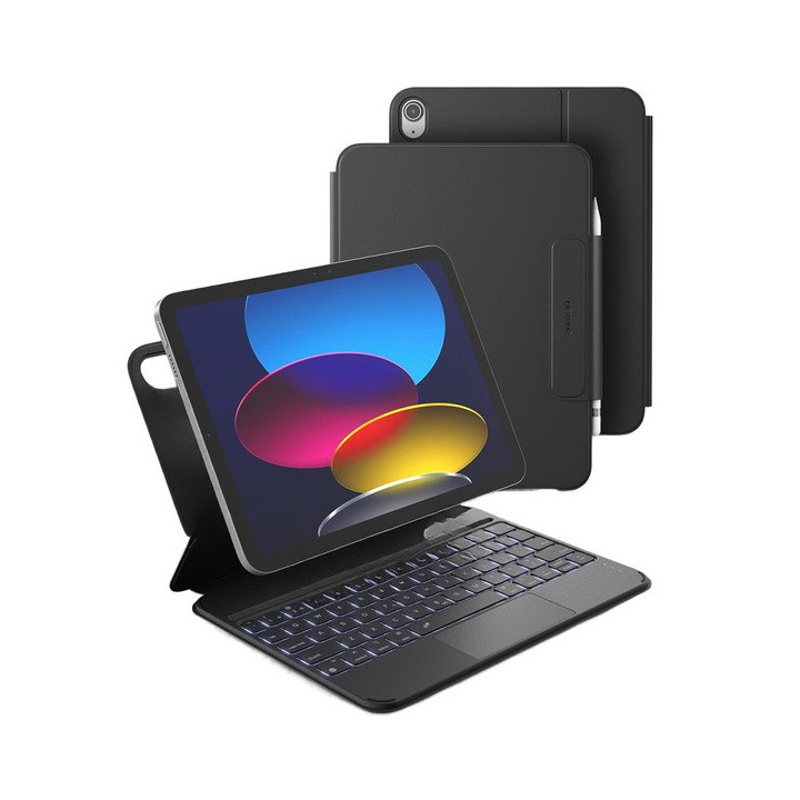 ETUI IPAD 10,9 10GEN A16+KLAWIATURA BLACK