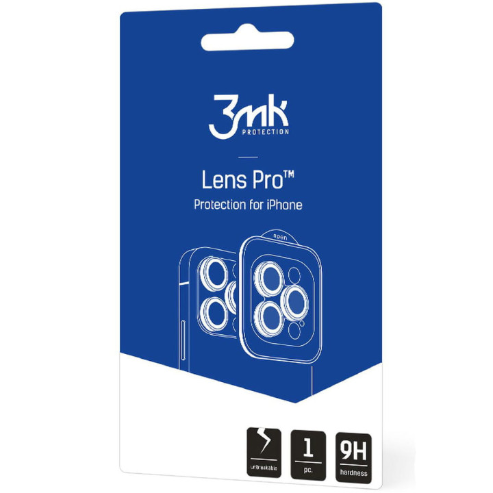 3MK LENS PRO APARAT IPHONE 15 BLUE