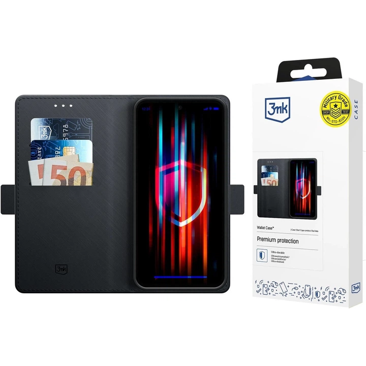 FLIP BOOK WALLET TECH 3MK GOOGLE PIXEL 10A BLACK