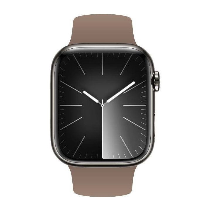 PASEK SILICON APPL WATCH 44 45 46 49 CHOCOLATE