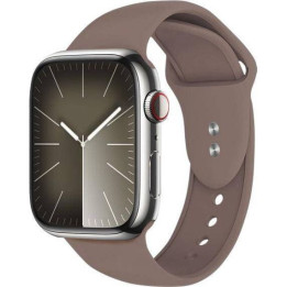 PASEK SILICON APPL WATCH 44 45 46 49 CHOCOLATE