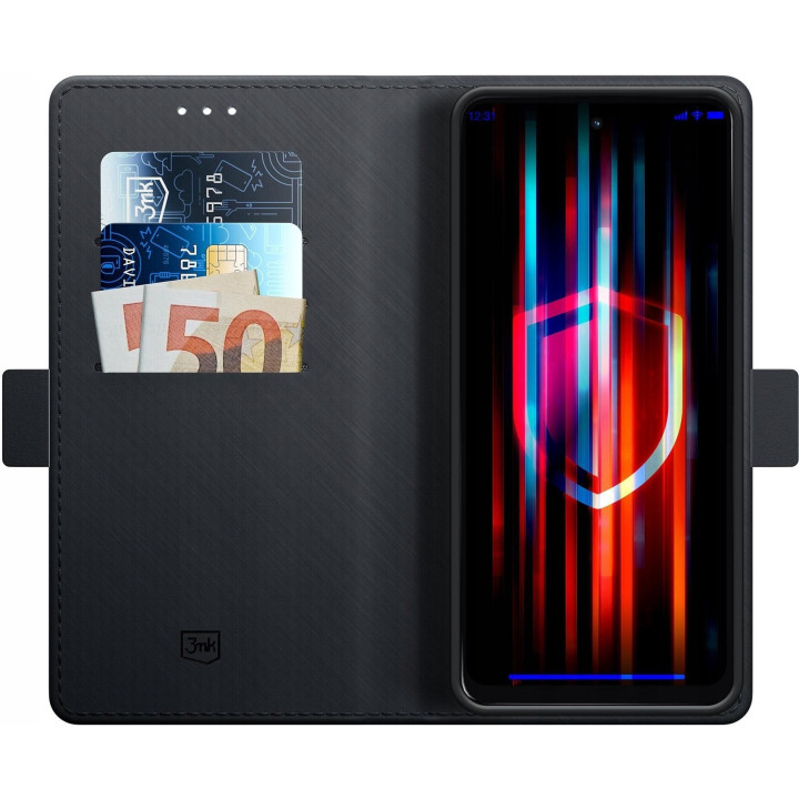 FLIP BOOK WALLET TECH 3MK POCO X8 PRO BLACK