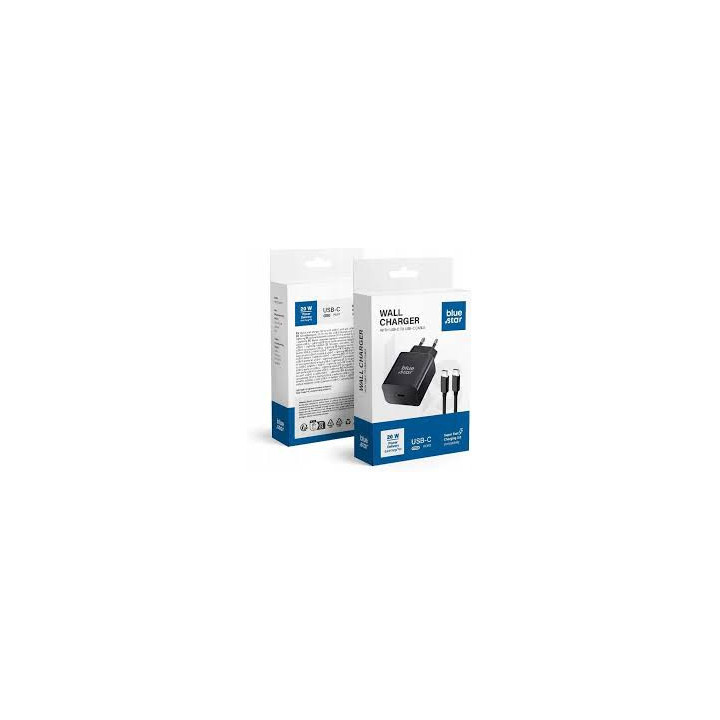 ŁAD SAMOCH BLUE STAR 25W USB-C+KABEL USB-C IPHONE