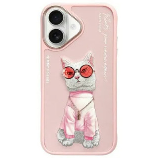 CASE NIMMY COOL&CUTE CAT IPHONE 16 PINK