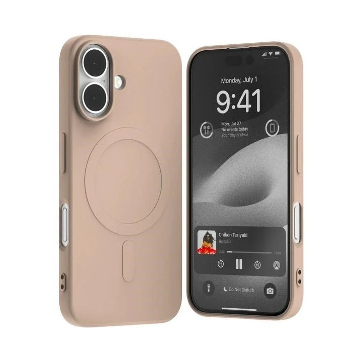 MERCURY SEMI-SILICON MAGSAFE IPHONE 16 PINK