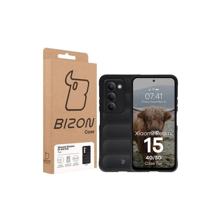 CASE BIZON TUR XIAOMI REDMI 15 4G 5G BLACK