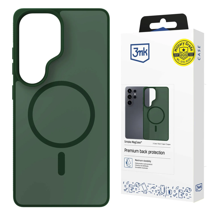 3MK SMOKE MAGCASE SAM GALAXY S26 ULTRA GREEN
