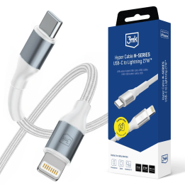 KABEL 3MK USB-C LIGHTNING 3M WHITE