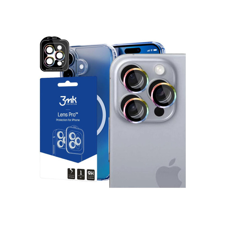 3MK LENS PRO APARAT IPHONE 16 PRO 16 PRO MAX RAINB