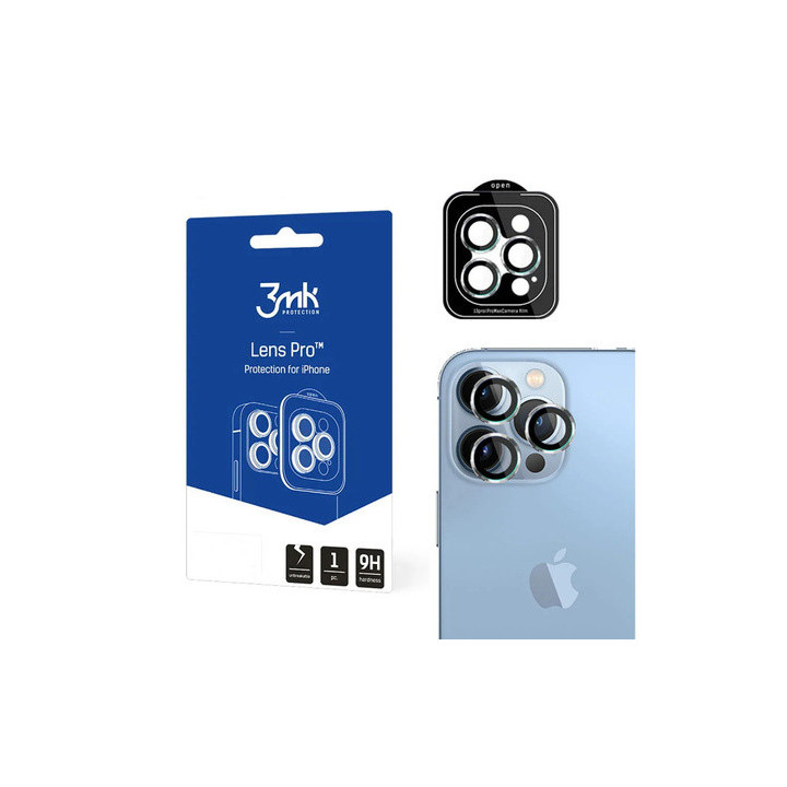 3MK LENS PRO APARAT IPHONE 13 PRO 13 PRO MAX BLUE