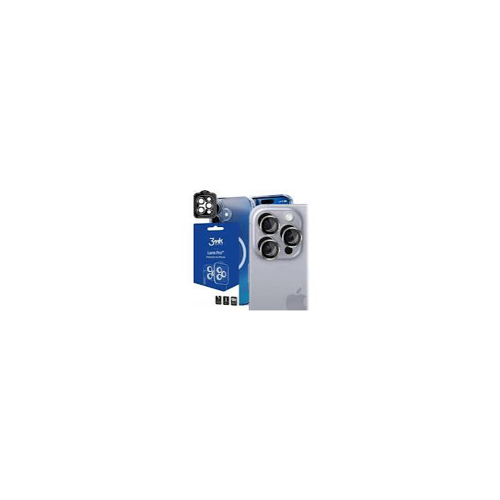 3MK LENS PRO APARAT IPHONE 16 PRO 16 PRO MAX SILVE