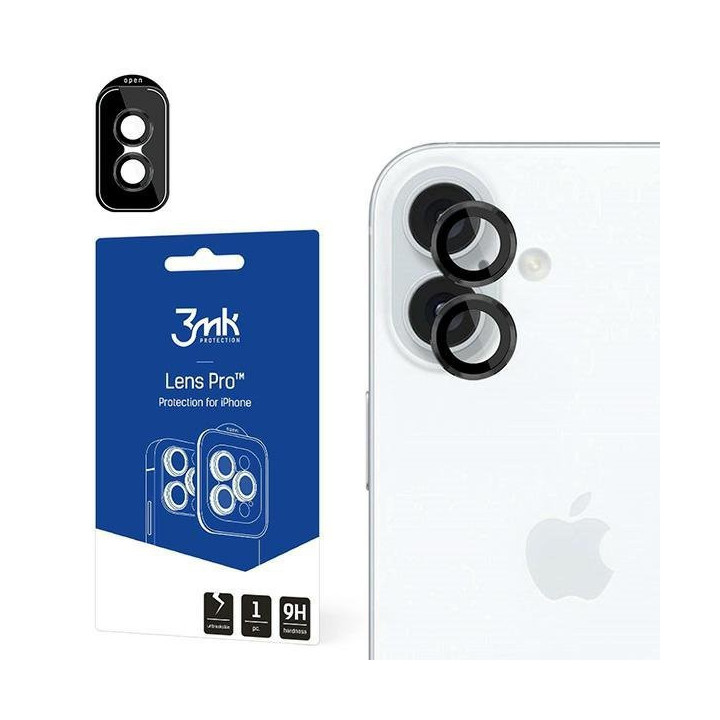 3MK LENS PRO APARAT IPHONE 16 16 PLUS BLACK