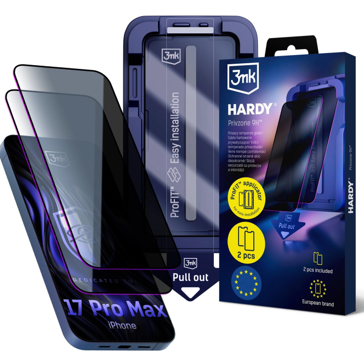 3MK HARD GLASS MAX PRIVACY IPHONE 17 PRO MAX
