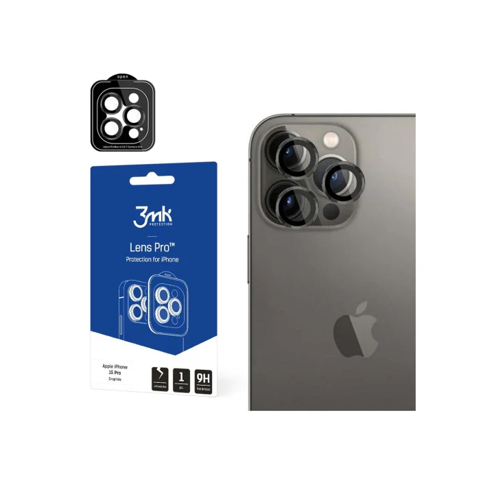 3MK LENS PRO APARAT IPHONE 15 PRO GRAY