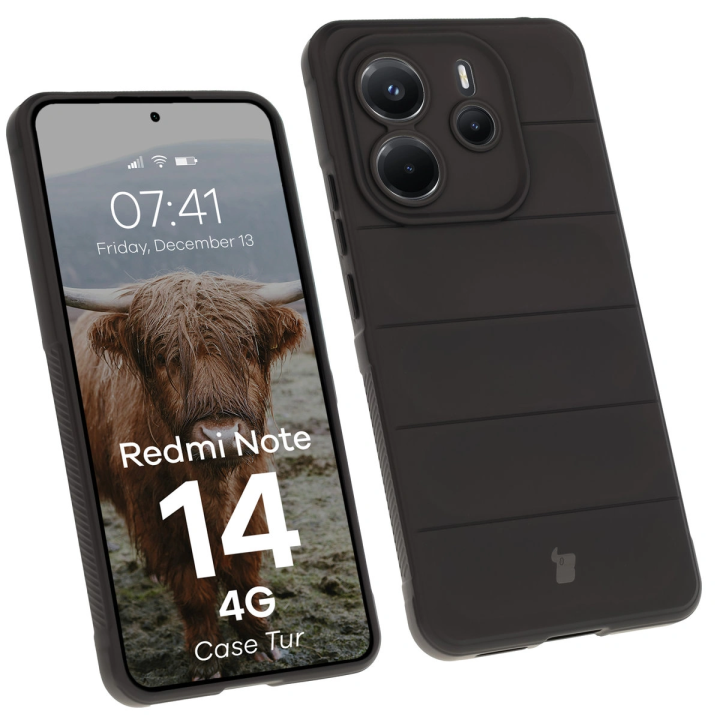 CASE BIZON TUR XIAOMI REDMI NOTE 14 4G BLACK