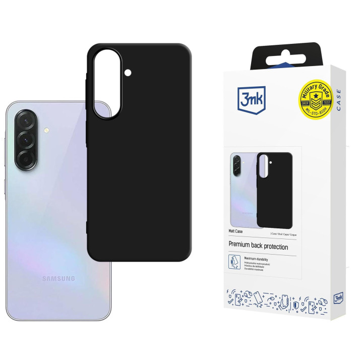 3MK MATT CASE SAM GALAXY A37 BLACK