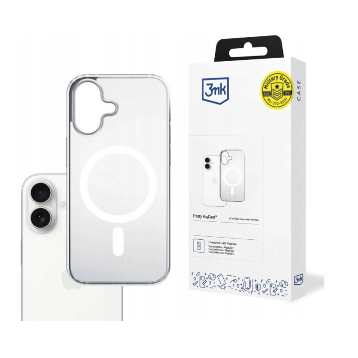 CASE 3MK SMOKE MAGSAFE IPHONE 17 WHITE