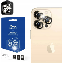 3MK LENS PRO APARAT IPHONE 13 PRO 13 PRO MAX GOLD