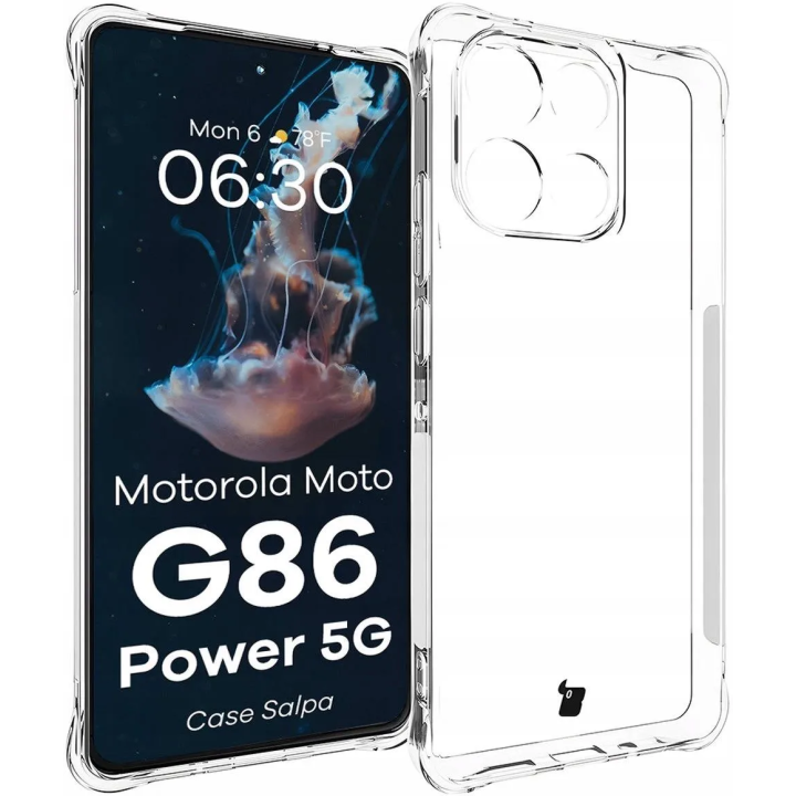 JELLY CASE MOTO G86 POWER CLEAR