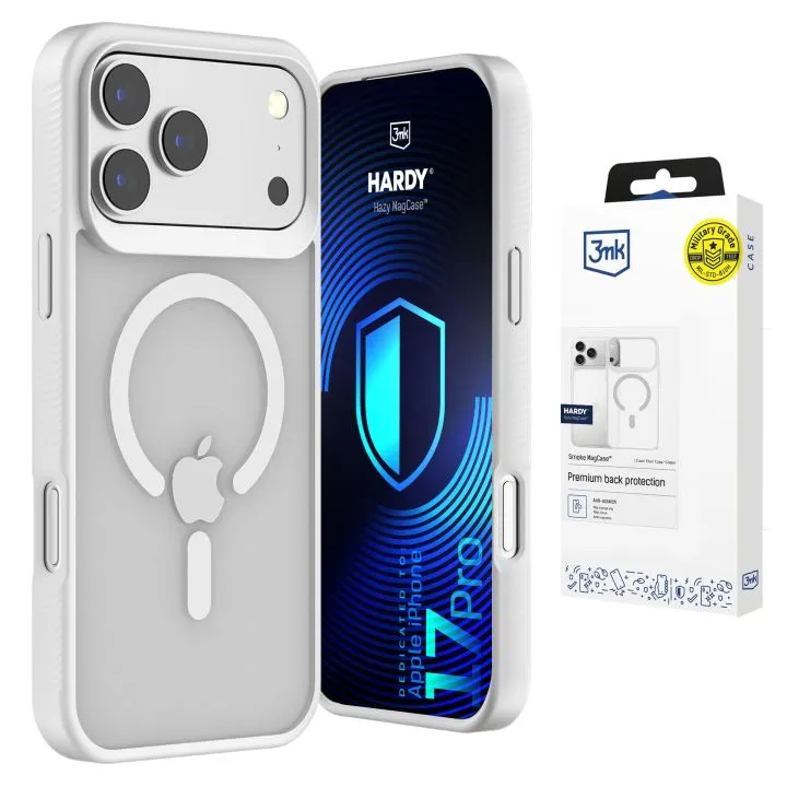 CASE 3MK SMOKE MAGSAFE IPHONE 17 PRO WHITE