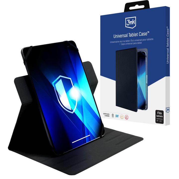 ETUI BOOK TABLET 3MK UNIVERSALNE 9-11 BLACK
