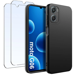 CASE SILICON MOTO G06 G06 POWER BLACK