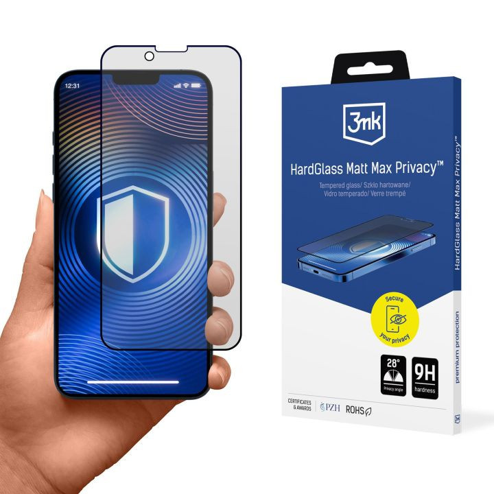 3MK HARD GLASS MAX PRIVACY IPHONE 13 14 16E