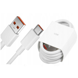 KABEL XIAOMI 120W TYP-C 6A 1M WHITE