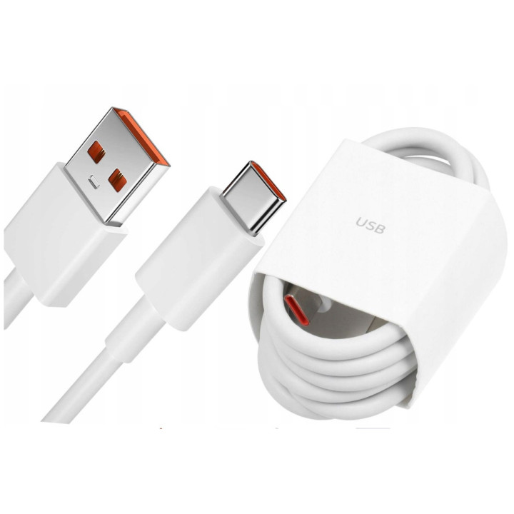 KABEL XIAOMI 120W TYP-C 6A 1M WHITE