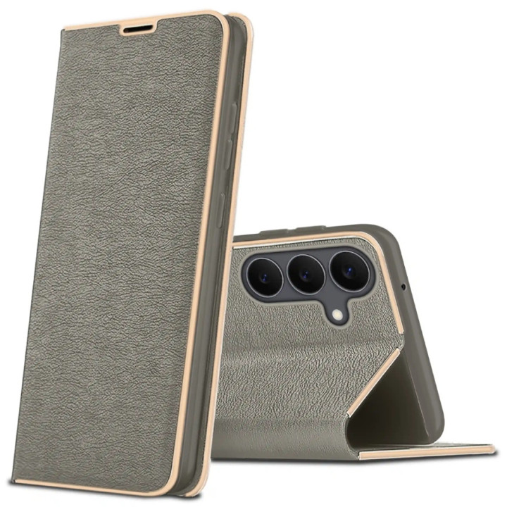 FLIP BOOK SAM GALAXY S25 FE GRAY