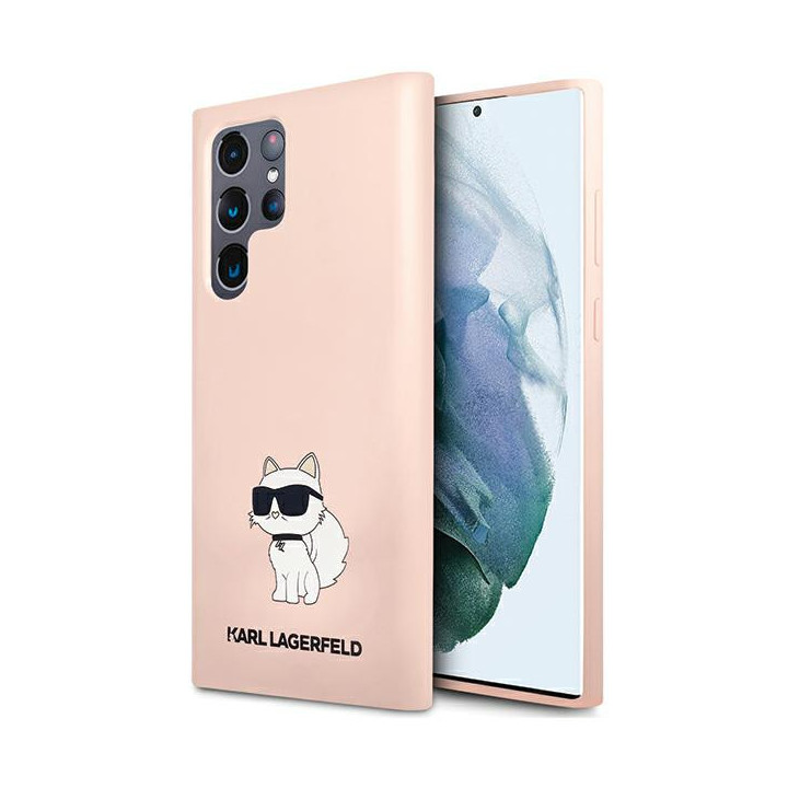 ETUI KARL SILICON CHOUPETTE SAM GALAXY S24 PINK