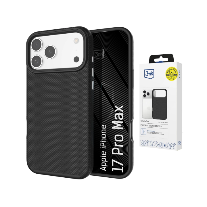 CASE 3MK FORTIS MAGSAFE IPHONE 17 PRO MAX BLACK