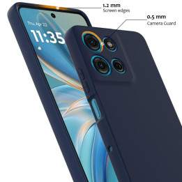 CASE SILICON MOTO G17 G17 POWER BLUE