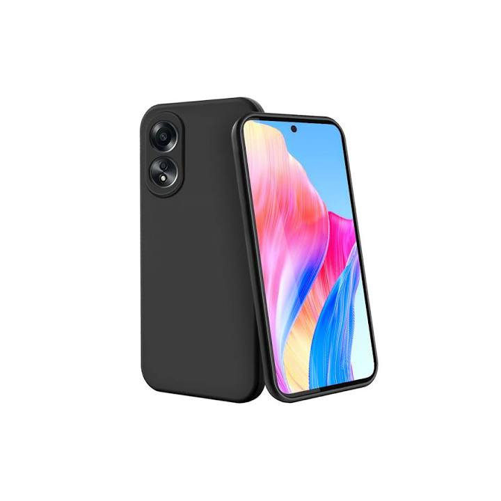 CASE SILICON OPPO A58 4G BLACK