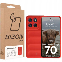 CASE BIZON TUR MOTO EDGE 70 RED
