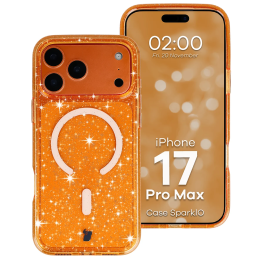 CASE BIZON SparklO IPHONE 17 PRO MAX ORANGE