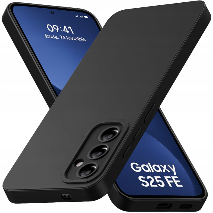 CASE SILICON SAM GALAXY S25 FE BLACK