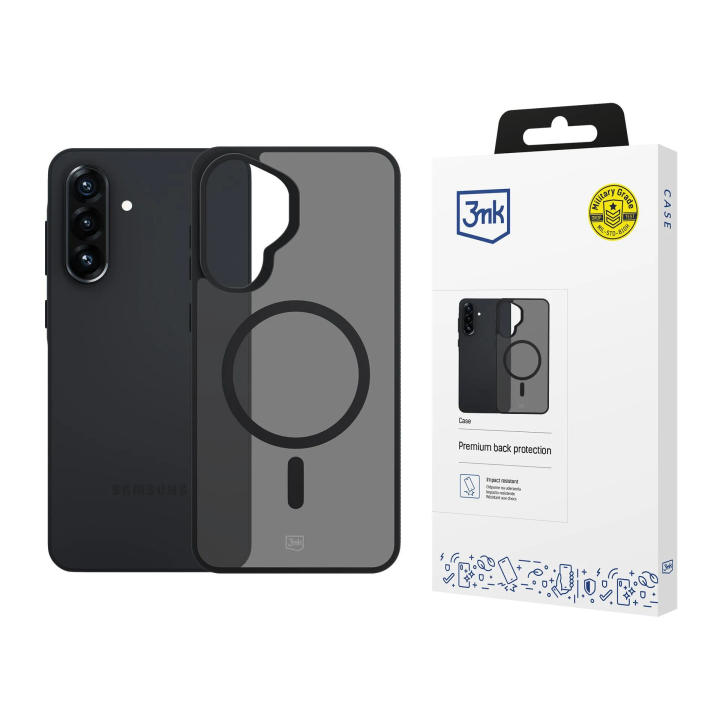 3MK SMOKE MAGSAFE CASE SAM GALAXY A37 BLACK