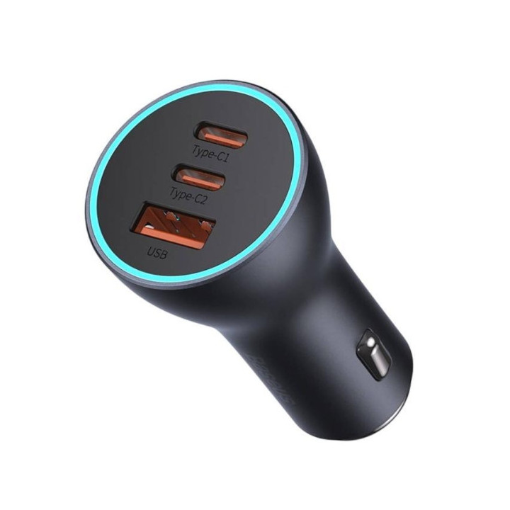 KOSTKA ŁAD SAMOCH BASEUS 65W 2XUSB-C+USB-A