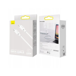 KABEL BASEUS USB DO TYP-C PD100W 2M WHITE