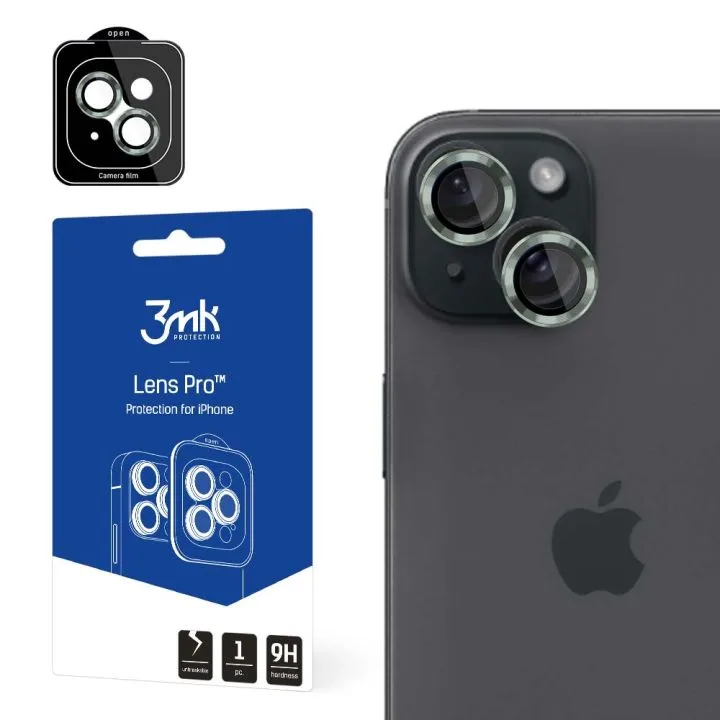 3MK LENS PRO APARAT IPHONE 15 PLUS GREEN