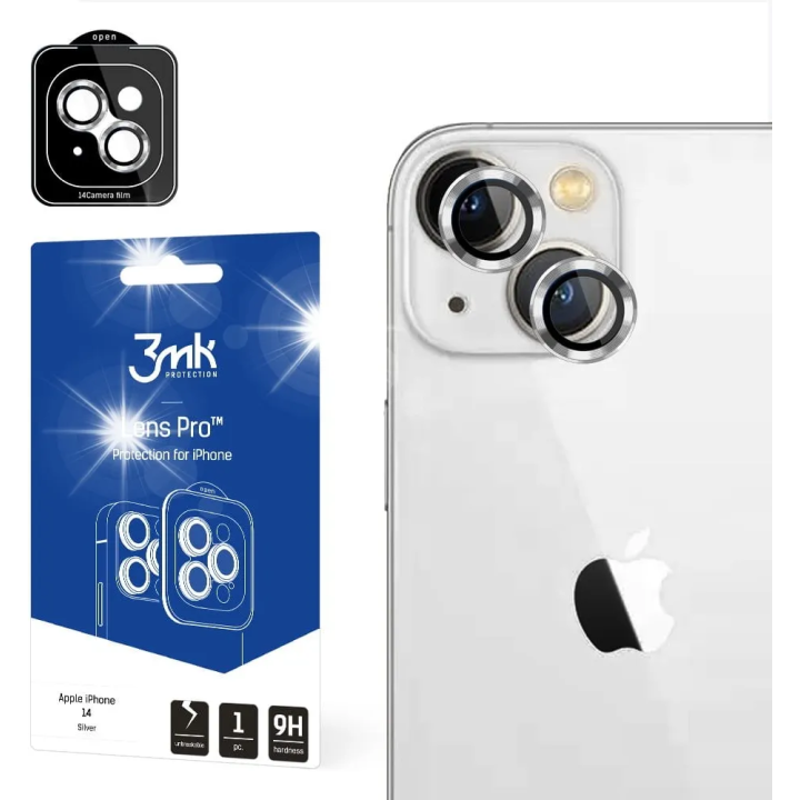 3MK LENS PRO APARAT IPHONE 14 SILVER