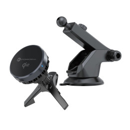 UCHWYT FORCELL COOL MAG SZYBA/KRATKA 15W BLACK