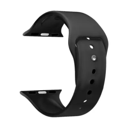 PASEK SILICON APPLE WATCH 38MM 40MM 41MM BLACK