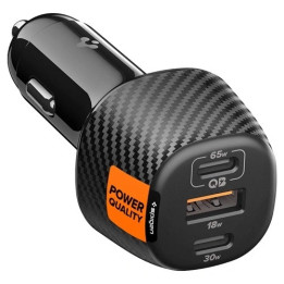 ŁAD SAMOCH SPIGEN 2XUSB-C+USB-A+KABEL USB-C 113W