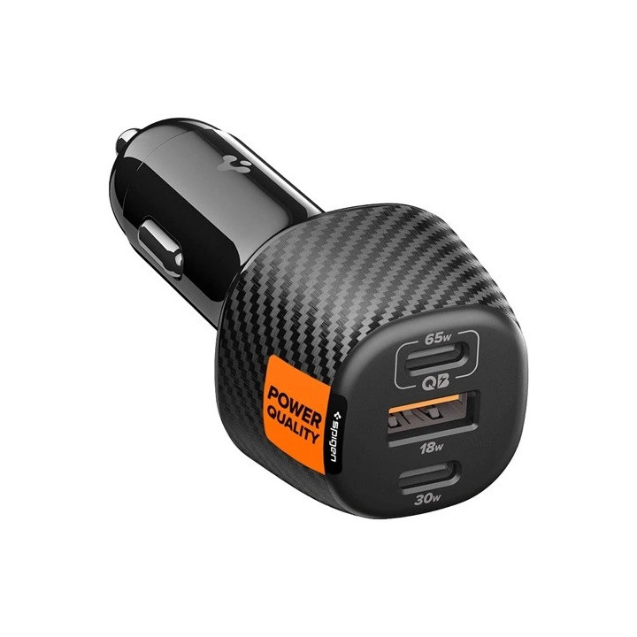 ŁAD SAMOCH SPIGEN 2XUSB-C+USB-A+KABEL USB-C 113W