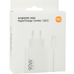 ŁAD SIEC XIAOMI 90W USB-A+KABEL WHITE
