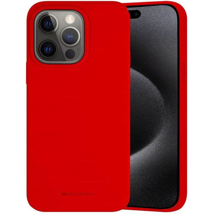 MERCURY SILICONE IPHONE 15 PRO MAX RED