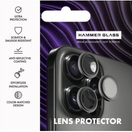 SZKŁO HAMMER LENS IPHONE 16 PRO 16 PRO MAX SILVER